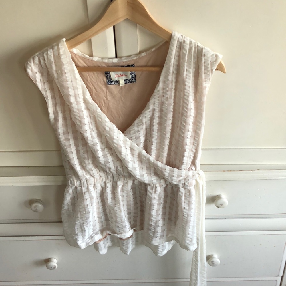 Anthropologie top (fully lined)
